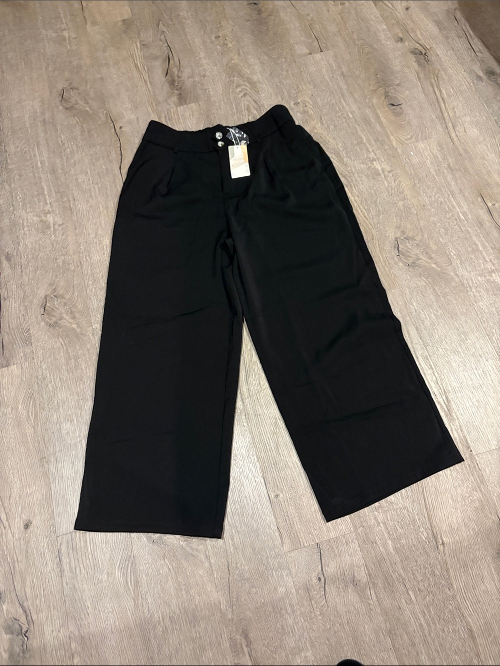 BTFBM Black Wide-Leg Pants XL